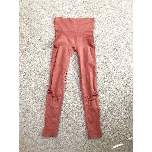 Alala Essential Seamless Leggings/Tights in pink S - Picture 2 of 8